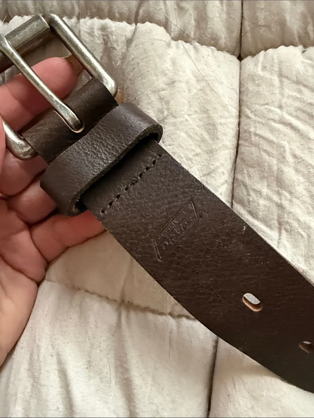 Dickies brown leather belt men’s 46/48